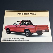 FORD PAMPA L PICKUP / 2p brochure sheet / BR Brasil / rare comprar usado FORD PAMPA L PICKUP / 2p brochure sheet / BR Brasil / rare comprar usado  Enviando para Brazil