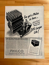 1945 Print Ad Philco Making Ammo WW2 10"x14" comprar usado  Enviando para Brazil