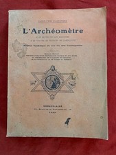 Rare esoterisme archeometre d'occasion  Hyères