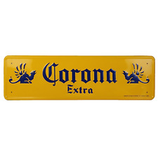 Placa de bar com logotipo de cerveja extra Corona estanho metal barton cervejas em relevo ~20"w LEIA TUDO comprar usado  Enviando para Brazil