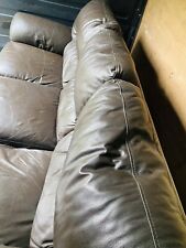 Black leather sofa for sale  NEWCASTLE UPON TYNE