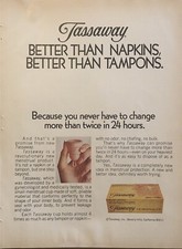 1972 tassaway menstrual d'occasion  Expédié en Belgium