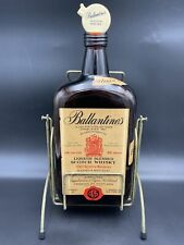 Antiga Ballantine's 1 galão uísque escocês garrafa vazia suporte de metal rolha de despejo, usado comprar usado  Enviando para Brazil
