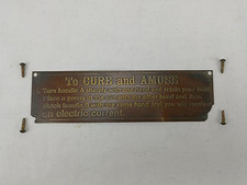 Rare plaque electriseur d'occasion  Chaponost