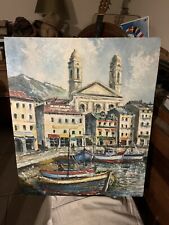 Tableau huile panneau d'occasion  Morosaglia