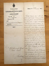 Budrio documento antico usato  Parma