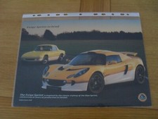 Lotus exige sprint d'occasion  Expédié en Belgium