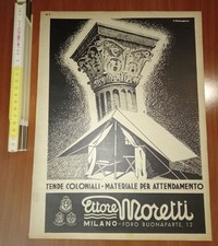 Pubblicità tende coloniali usato  Novellara