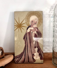 Vintage religious frame d'occasion  Expédié en Belgium