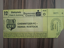 Ticket chemnitzer hansa gebraucht kaufen  Sanitz