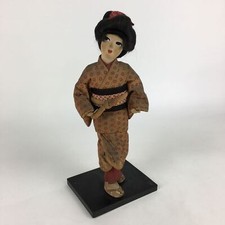 Boneca japonesa antiga C1900 quimono menina estatueta tecido Hina Ningyo BD797 comprar usado  Enviando para Brazil