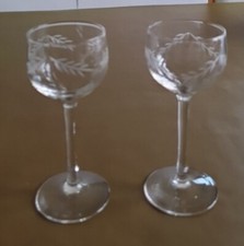 Small liqueur glasses for sale  BASILDON