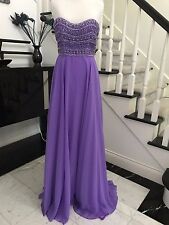 Strapless beaded purple for sale  Farmington