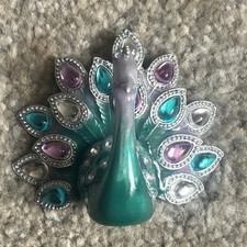 Unusual enamelled peacock for sale  STOKE-ON-TRENT