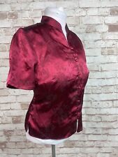 Shiny red satin for sale  ELY