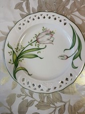 BRUNELL da ITÁLIA PLACAS DE CERÂMICA BRANCAS PINTADAS À MÃO flores tamanho 8,5” comprar usado  Enviando para Brazil