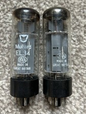 Mullard el34 vintage for sale  KETTERING