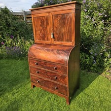 Antique mahogany bureau for sale  BEDALE