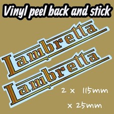 Lambretta vinyl stickers for sale  STOKE-ON-TRENT
