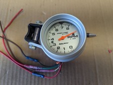 Usado, Tacômetro AutoMeter 3707 Sport-Comp prata 2-5/8” 8000 RPM com suporte comprar usado  Enviando para Brazil