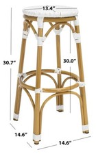 Safavieh kipnuk barstool for sale  Whitestown