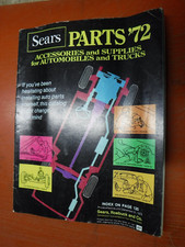 SEARS 1972 ACCESORIOS Y SUMINISTROS PARA AUTOMÓVILES CAMIONES CATÁLOGO ORIGINAL segunda mano  Embacar hacia Mexico