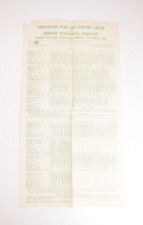 Bus coach timetable for sale  BANBURY