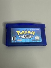 Pokemon Sapphire versão Game Boy Advance GBA (2003)- Testado precisa de bateria  comprar usado  Enviando para Brazil