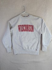 Vintage wisconsin sweatshirt for sale  Janesville