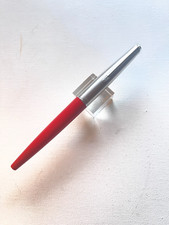 Caneta-tinteiro Parker 45 década de 1970 cano vermelho BOM nova na caixa feita nos EUA.  Tampa e acabamento cromados. comprar usado  Enviando para Brazil