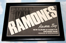 Usado, THE RAMONES band Framed A4 1986 ` animal boy ` ALBUM original band poster comprar usado  Enviando para Brazil