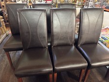 Genuine leather dining for sale  PWLLHELI