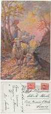 Illustratore artist signed usato  Isola Vicentina
