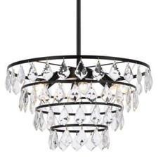 Elegant lighting 1101d20bk for sale  Plainfield