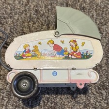 BOM 1950s Vintage Ohio Arte Estanho Litho Carrinho de Bebê Carrinho Litografia comprar usado BOM 1950s Vintage Ohio Arte Estanho Litho Carrinho de Bebê Carrinho Litografia comprar usado  Enviando para Brazil