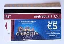 Biglietto metrebus roma. usato  Poggibonsi
