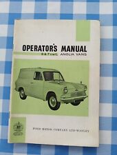 Operators manual anglia for sale  EASTLEIGH