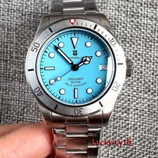 Relógio mecânico automático Corgeut marca de luxo mostrador azul gelo masculino Japão NH35 comprar usado  Enviando para Brazil