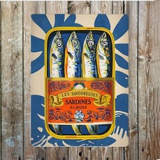 French sardine tin for sale  UK