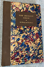 The English Chair Its History and Evolution (HC, 1937) segunda mano  Embacar hacia Argentina