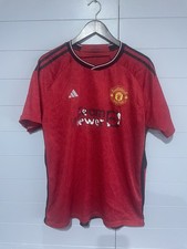 Camiseta Adidas Manchester United Team Viewer Home vermelha masculina XXL Gaza #11 Distress comprar usado Camiseta Adidas Manchester United Team Viewer Home vermelha masculina XXL Gaza #11 Distress comprar usado  Enviando para Brazil