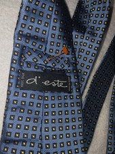 Gravata masculina 100% seda italiana azul oceano. Novo em folha. Luxo D'Este. , usado comprar usado Gravata masculina 100% seda italiana azul oceano. Novo em folha. Luxo D'Este. , usado comprar usado  Enviando para Brazil