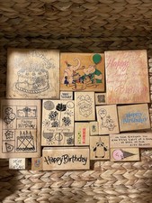 Wooden rubber stamps for sale  Whittier