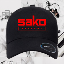 SAKO Finlandia Czarny kapelusz Czapka z daszkiem Rozmiar S/M & L/XL na sprzedaż  Wysyłka do Poland
