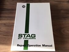 triumph stag workshop manual for sale  SHEFFIELD