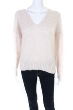 Suéter feminino Michael Stars malha texturizada gola V rosa tamanho XS comprar usado  Enviando para Brazil