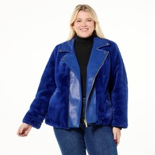 leather jacket blue 1x for sale  Ephrata