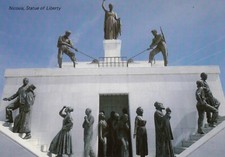 Postcard statue liberty for sale  BURY