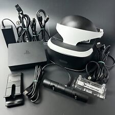 Juego de auriculares Sony PS VR PSVR PlayStation CUH-ZVR2 para consola PS4 probado funcionando segunda mano  Embacar hacia Mexico