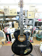 Guitarra acústica elétrica Yamaha Compass Series CPX-15S preta Japão vendida como está comprar usado  Enviando para Brazil